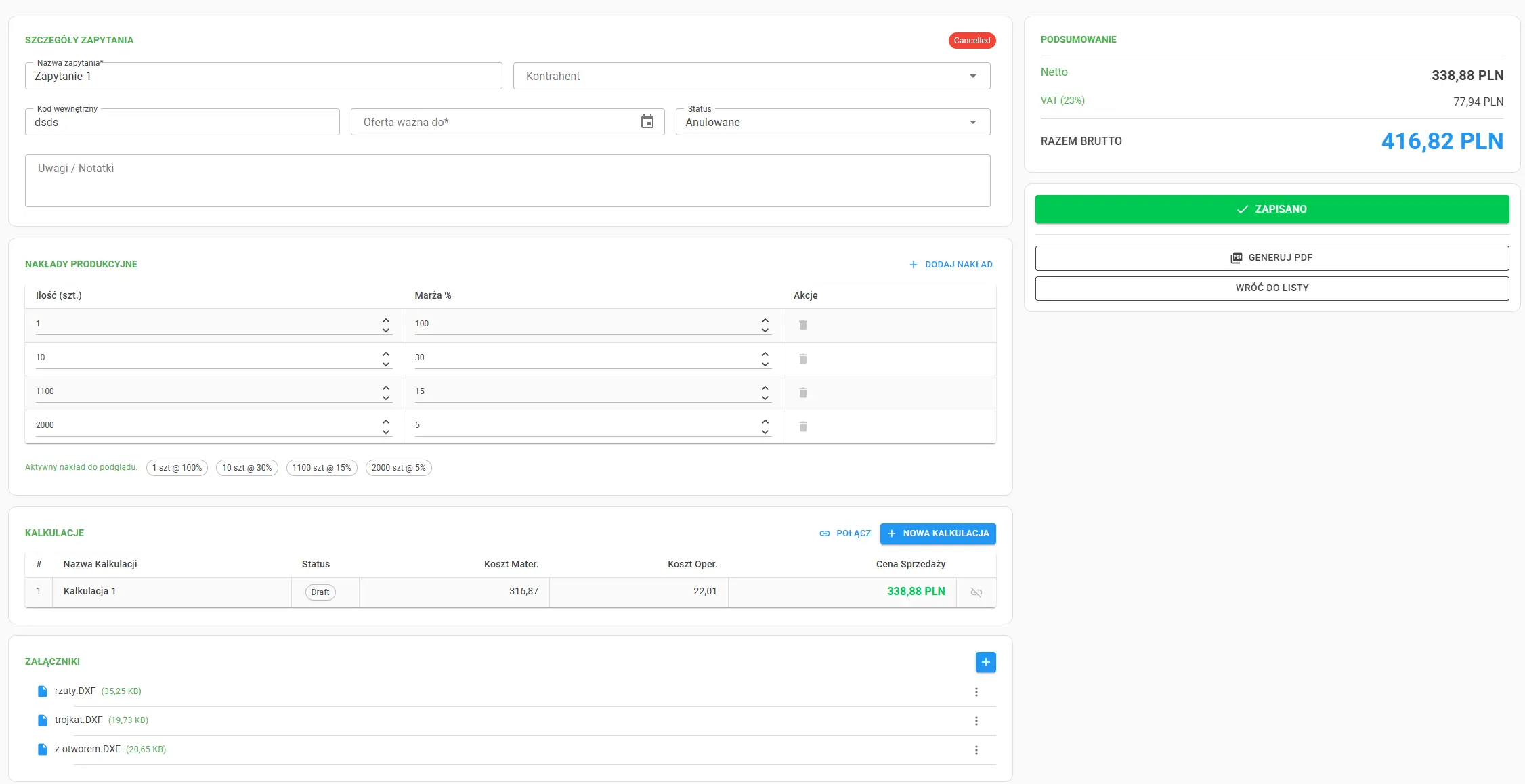 Zarządzanie zapytaniami